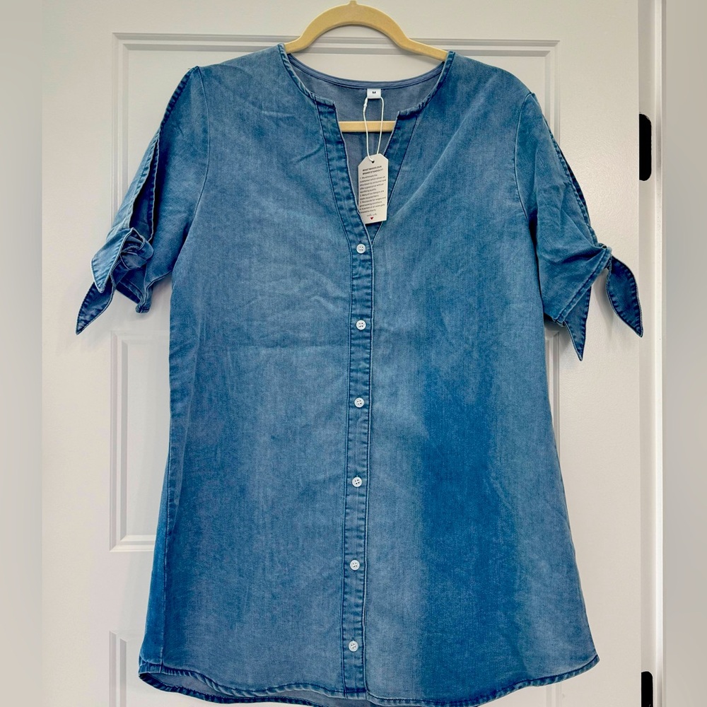 NWT denim dress- size medium